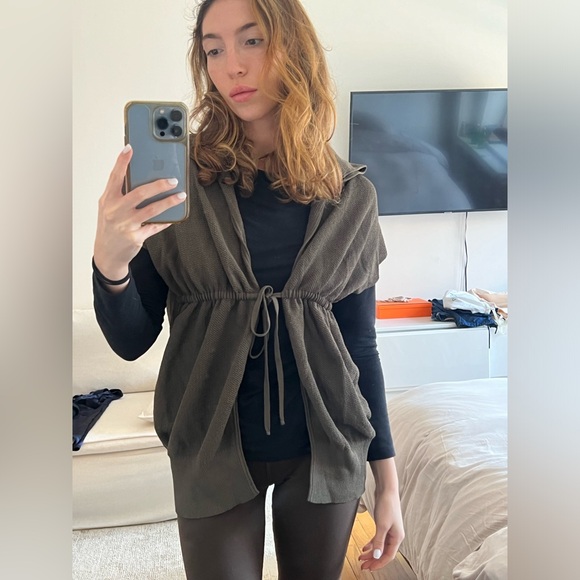 Sarah Pacini Olive Green Cardigan - Picture 5 of 8